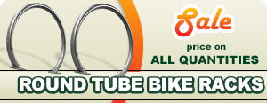 Sale on Round Tube Circular Bike Rack