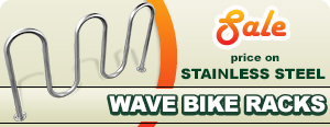Sale on Stainless U Bike Racks