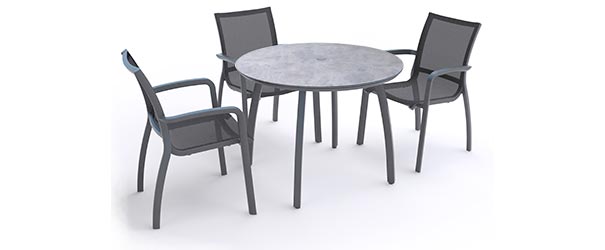 Round Café Tables Grosfillex - Sunset Collection Belson Outdoors® Sunset Collection Tables - Round Café Tables Grosfillex - Sunset Collection Belson Outdoors®