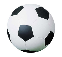 Model TF6212 | Concrete Soccer Ball Bollards (Black/White)