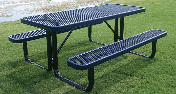 Rectangular Coated Steel Portable Tables