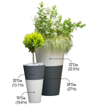Tokyo Collection Stacking Planters