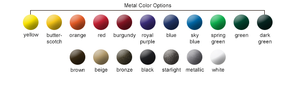 Metal Color Options