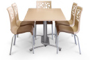 Tempo Stacking Chairs and Table Set