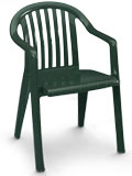 Model US282378 | Miami Lowback Resin Chairs with Original Finish (Amazon Green)