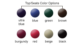 Top/Seats Color Options