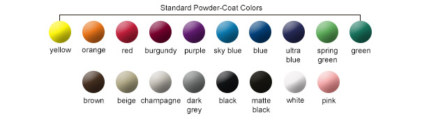 Standard Color Options