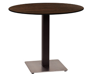 Model US36HP82 & Model US181009 | 36" Round Table Top with Contemporary Pedestal Base