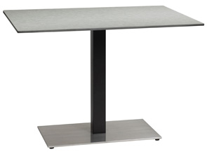 Model US42HP44 & Model US281209 | 36" Rectangular Table Top with Pedestal Base
