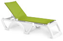 Calypso Adjustable Stacking Sling Chaise Lounge