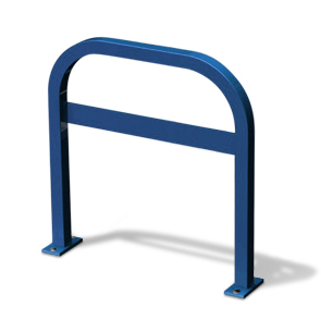 Model UX200-LB-SF-P | Extended Square U Commercial Bike Rack (Patriot Blue)