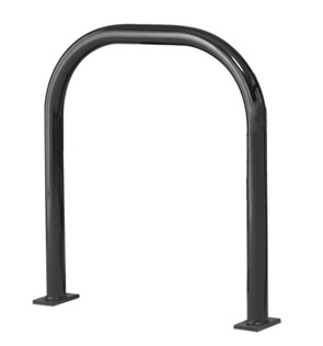 Model UX238-SF-P | Extended U Bike Rack (Black)