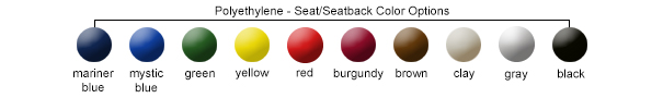 Seat/Seatback Color Options
