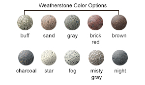 Weatherstone Color Options