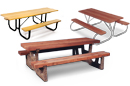 Wood Picnic Tables