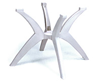 Model US850004 | Y-Leg Pedestal Base (White)