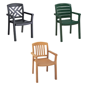 Classic Stacking Armchairs