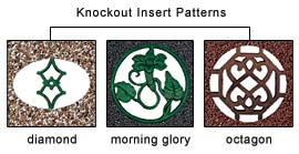 Knockout Insert Patterns