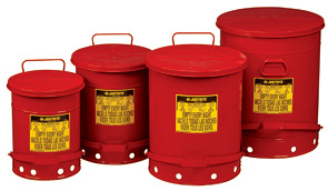 Oily Waste Cans | Foot Operated