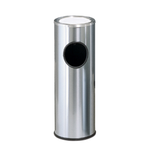 Satin Stainless Steel Ash Trash Containers