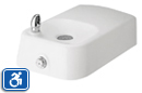 Model 1311 | White Enamled Iron Drinking Fountain