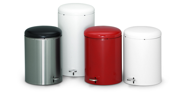 Biohazard Waste Step-On Trash Receptacles
