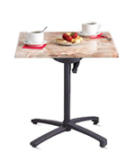 24" Square Table Top and Aluminum Base 100