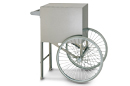 Stainless Steel 18 Inch. Two-Wheel Cart | Model 2659ST