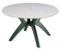48" Round Table Top and Resin Y-Leg Pedestal Base