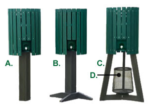 Recycled Plastic Igloo Water Cooler Enclosures