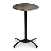 Bar Height Tulip Table Base with Melamine Table Top