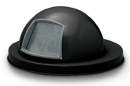 Dome Top Lid Painted Black