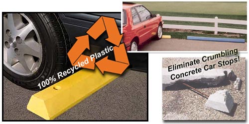 Recycled Plastic Car Stops