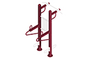 Pull Up Machine, Leg Lift Machine and Dip Machine Combo