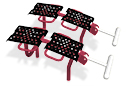 Two Person Lying Leg Curl Machine