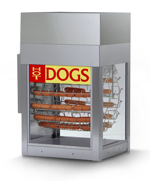 8102 Dogeroo Rotisserie Hot Dog Cooker