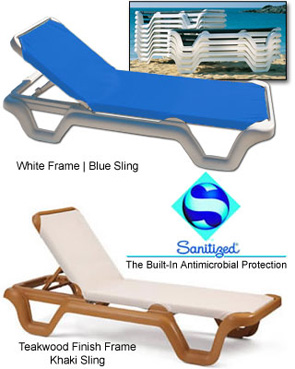 Marina Sling Chaise Loungers