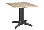32" Square Table Top and Resin Base 2000
