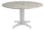 42" Round Table Top and Resin Base 2000