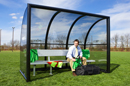 Elite Referee Shelter with 9' Aluminum Bench