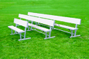 Multi-Purpose Aluminum Players Benches with Backrests
