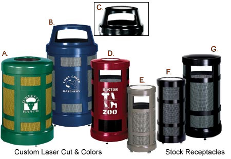 Custom Architeck Receptacles