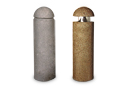 Precast Concrete Bollards with Lights