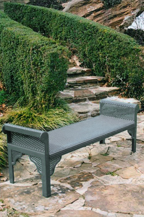 Model B6VIC | Thermoplastic Coated Victorian 6 Ft. Bench