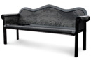 Small Hole | Victorian Thermoplastic Coated Park Bench