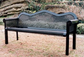 Model B6WBVIC | Thermoplastic Coated Victorian 6 Ft. Bench