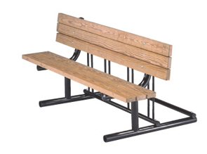 Model BB158W-B | Bike Bench�