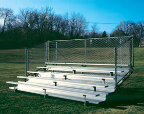 BL-155-CAAG  15' Safety Enhanced 5 Row Bleacher