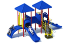 Twin Castles Commercial Playground Set