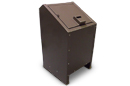 Animal Proof Litter Receptacles | Single & Double Units